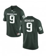 Men's Michigan State Spartans NCAA #9 Montae Nicholson Green Authentic Nike Stitched College Football Jersey KN32E46PK